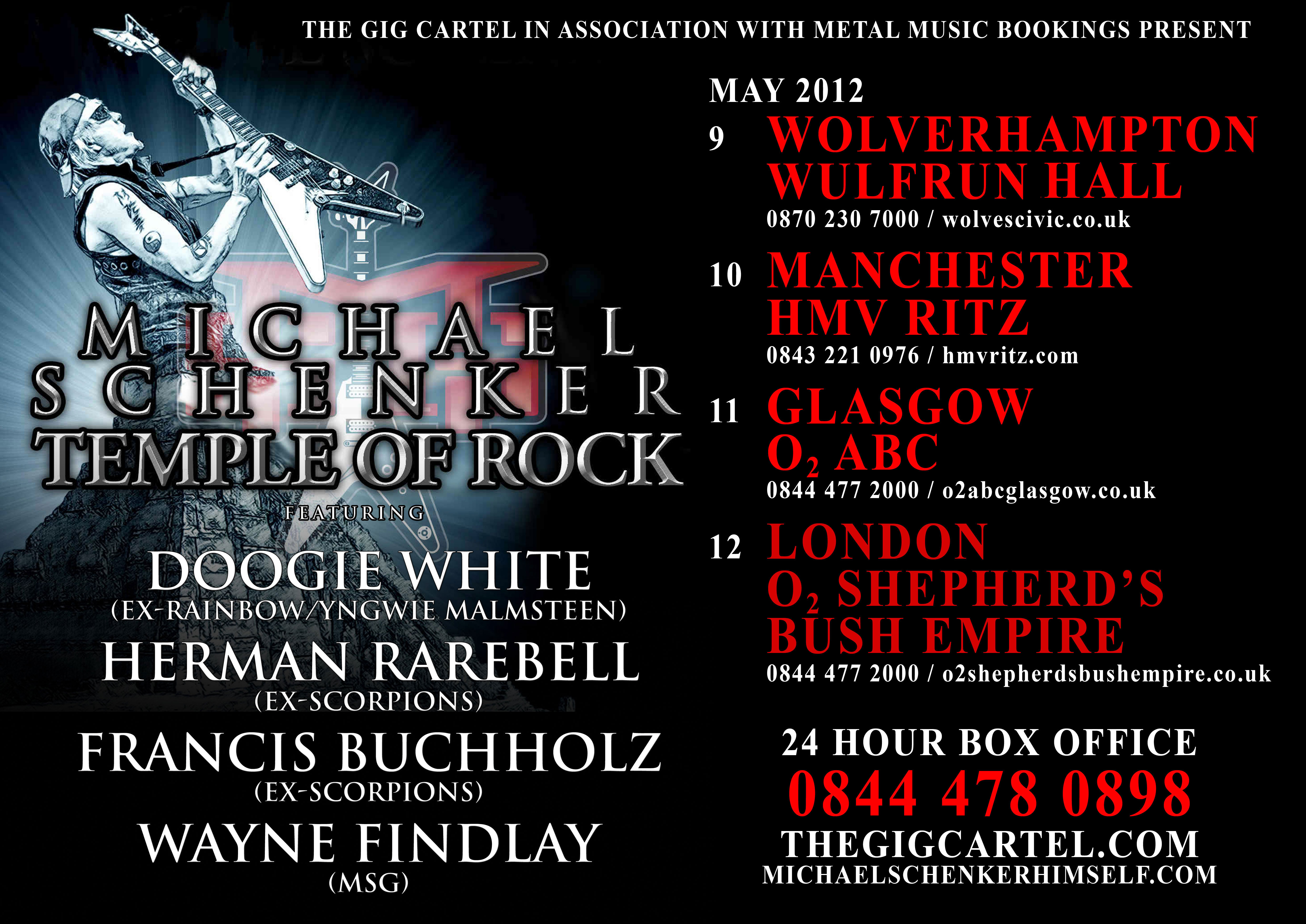 Doogie White on Tour with Michael Schenker